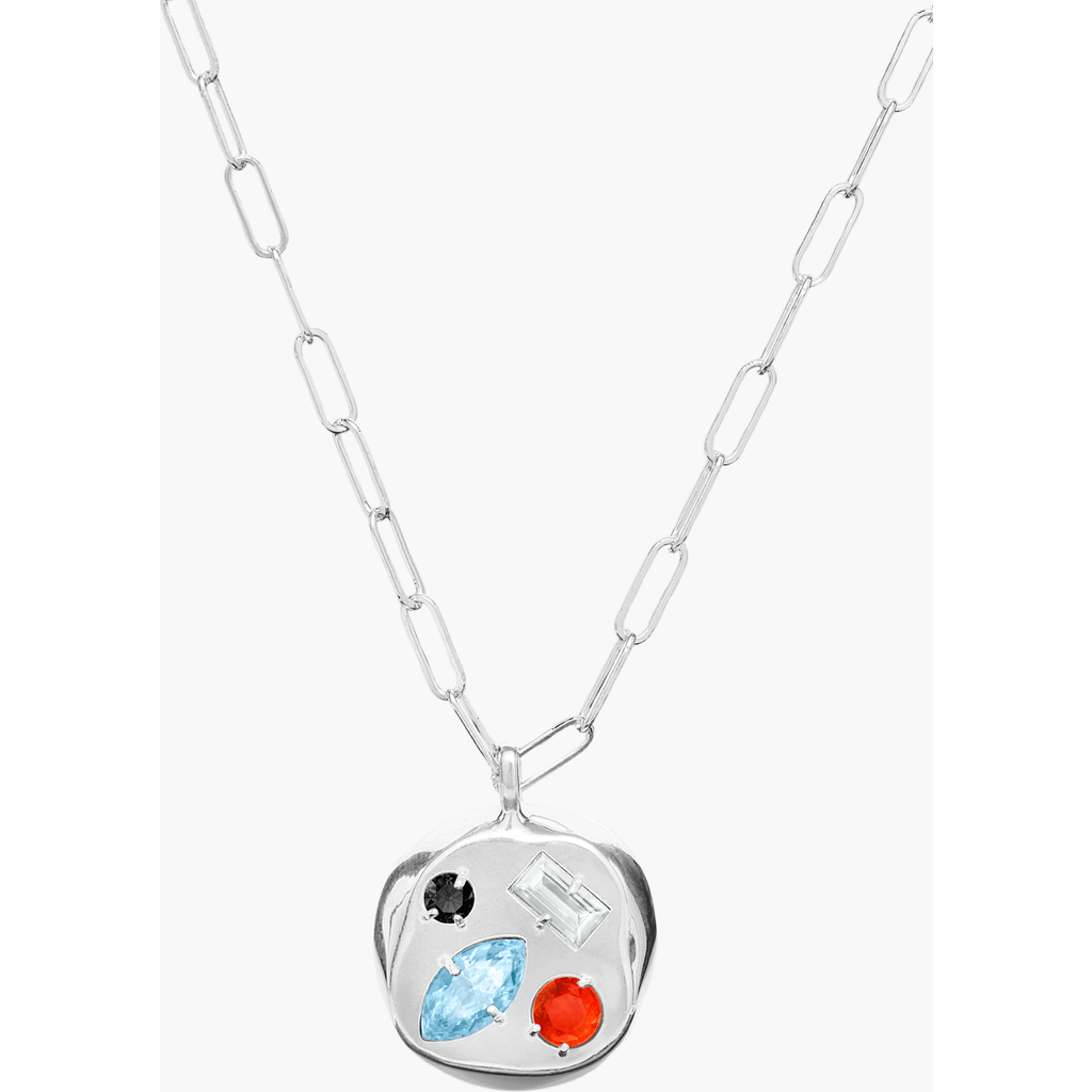 Birthdate Co. The March Birthdate Silver Pendant In March 30th - Silver
