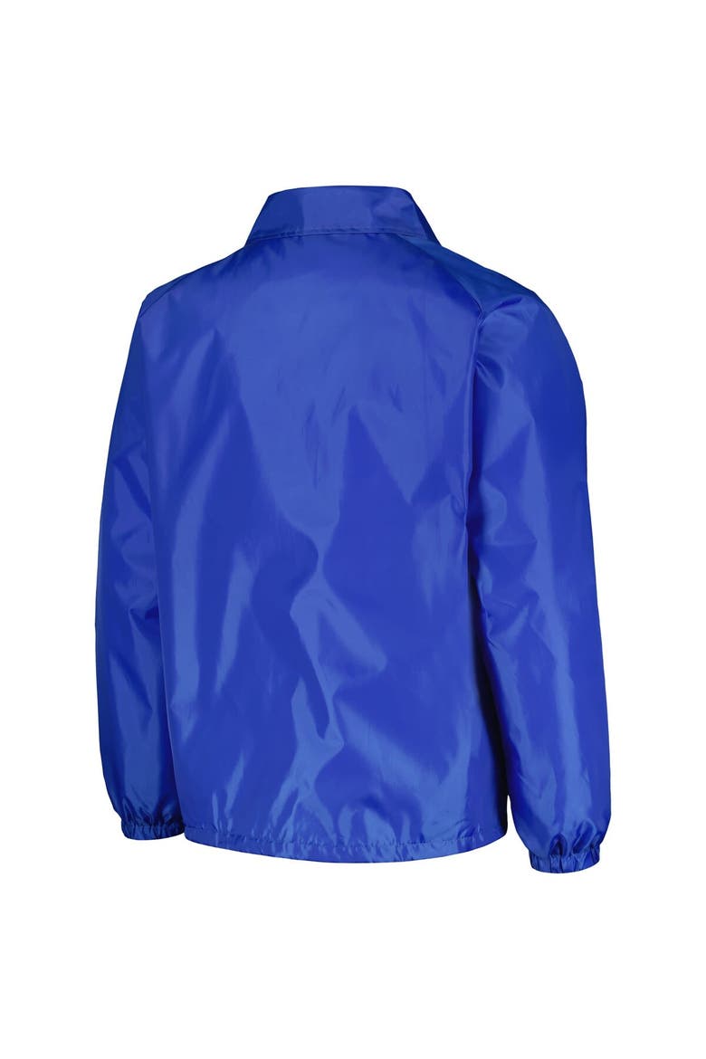 Men's Dunbrooke  Royal Chicago Cubs Coach's Raglan Full-Snap Windbreaker Jacket, Alternate, color, Royal