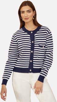 Yumi Long Sleeve Knit Relaxed Fit Cardigan