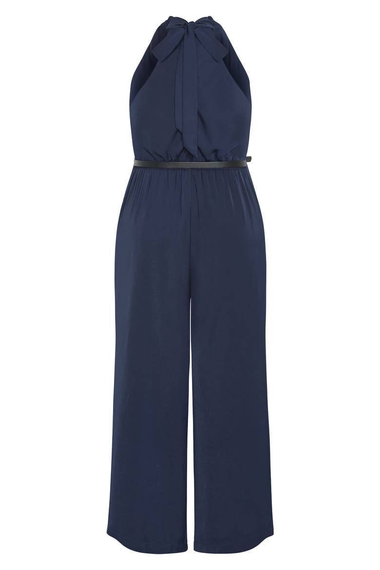 Clara Wide Leg Jumpsuit, Alternate, color, NAVY