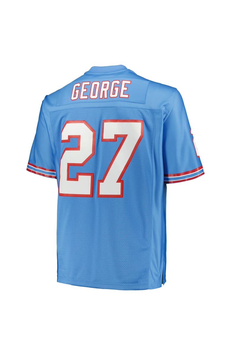 Mitchell & Ness Men's Mitchell & Ness Eddie George Light Blue Houston Oilers Big & Tall 1997 Legacy Retired Player Jersey, Alternate, color, 