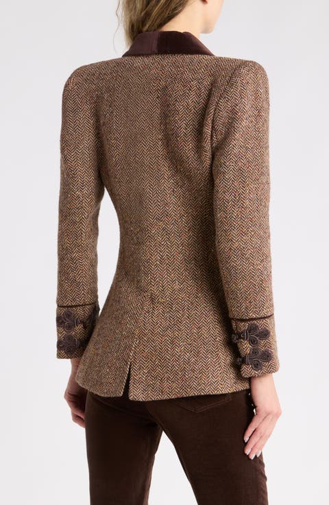 Gable Herringbone Blazer