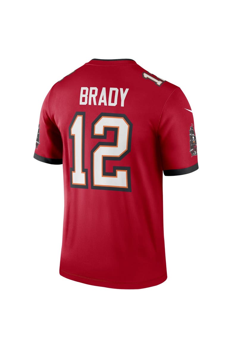 Men's Nike Tom Brady Red Tampa Bay Buccaneers Legend Jersey, Alternate, color, Red