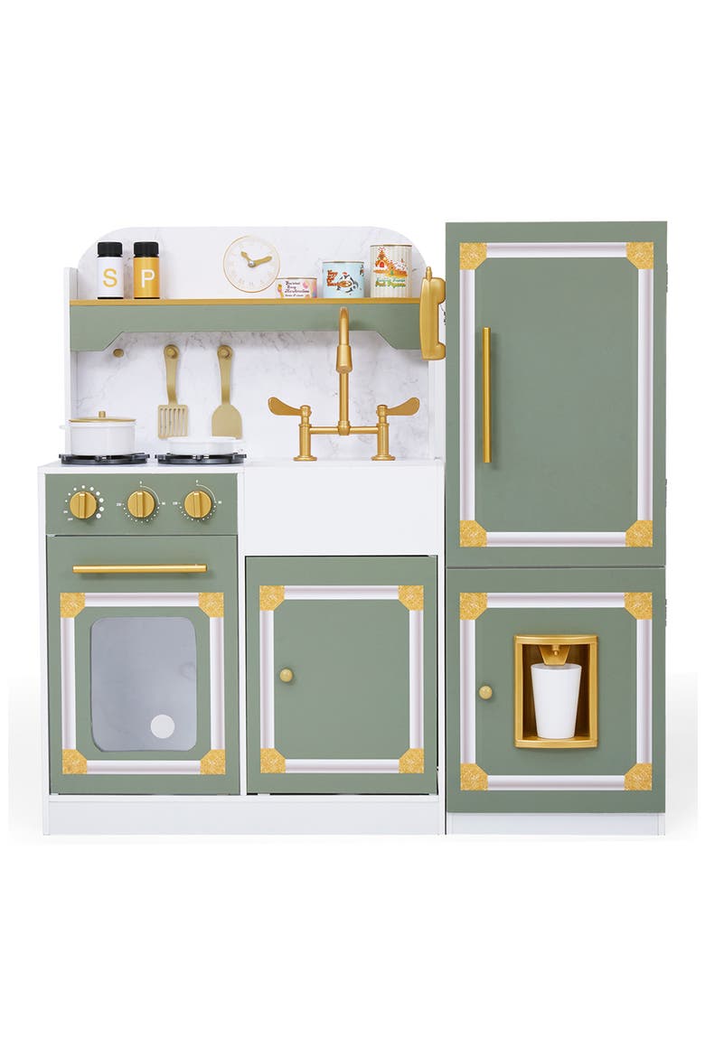 Versaille Deluxe 15-Piece Kitchen Playset, Main, color, GREEN
