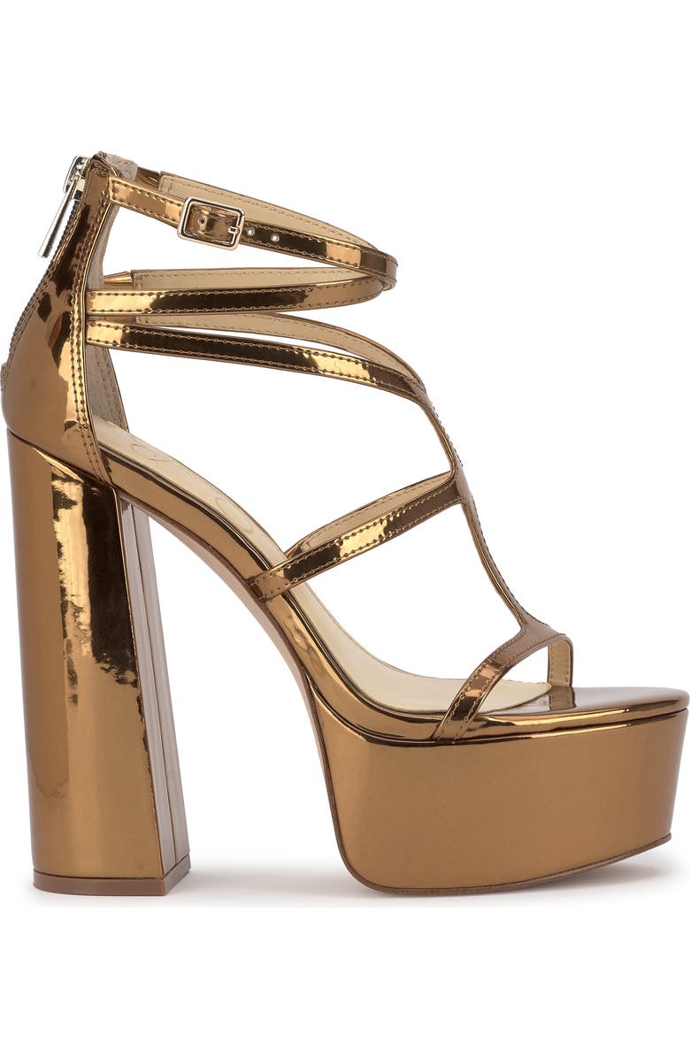 Jessica Simpson Aamina Platform Sandal, Alternate, color, Bronze