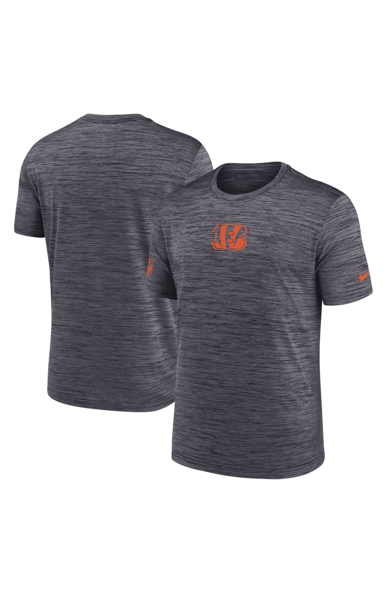 Nike Men's Nike Black Cincinnati Bengals Big & Tall Sideline Velocity Performance T-Shirt, Main, color, Black