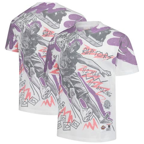 Men's Mitchell & Ness Vince Carter White 2000 NBA All-Star Game Showstopper T-Shirt