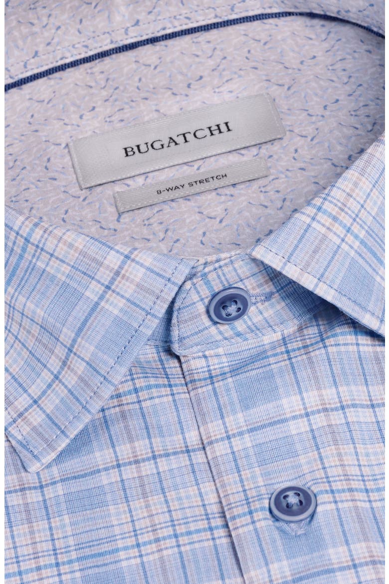 Jimmy OoohCotton® Plaid Button-Up Shirt, Alternate, color, COBALT