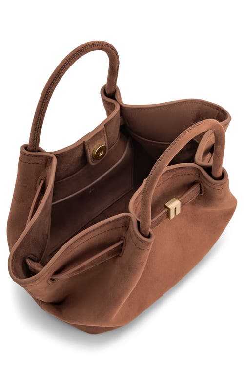 Jw Pei Hana Faux Suede Tote In Brown