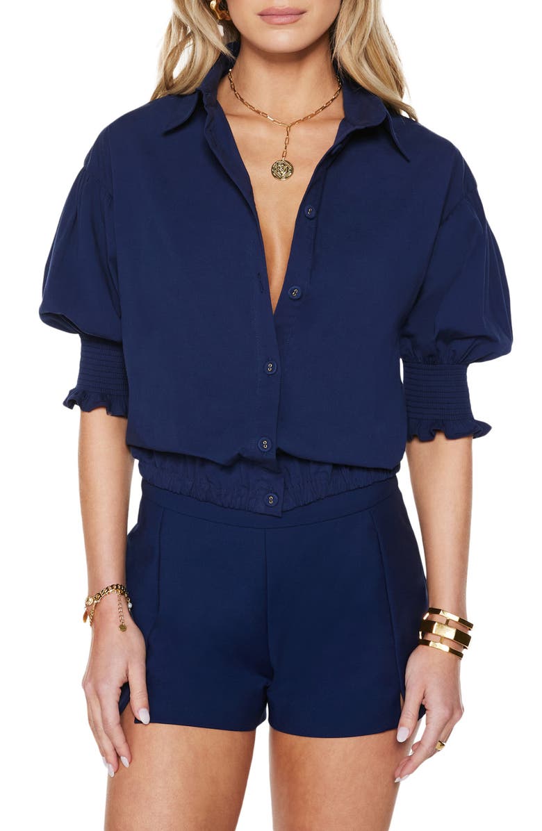 Ramy Brook Bianca Smock Sleeve Blouse, Main, color,