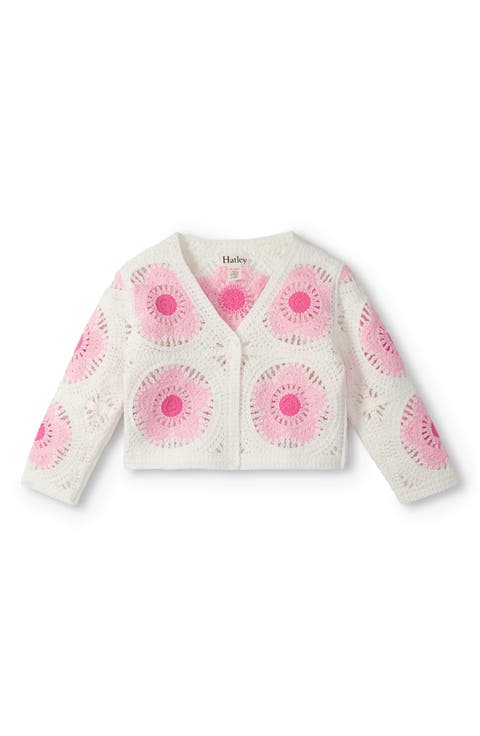 Kids' Crochet Flower Cardigan (Baby & Toddler)