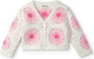 Hatley Kids' Crochet Flower Cardigan