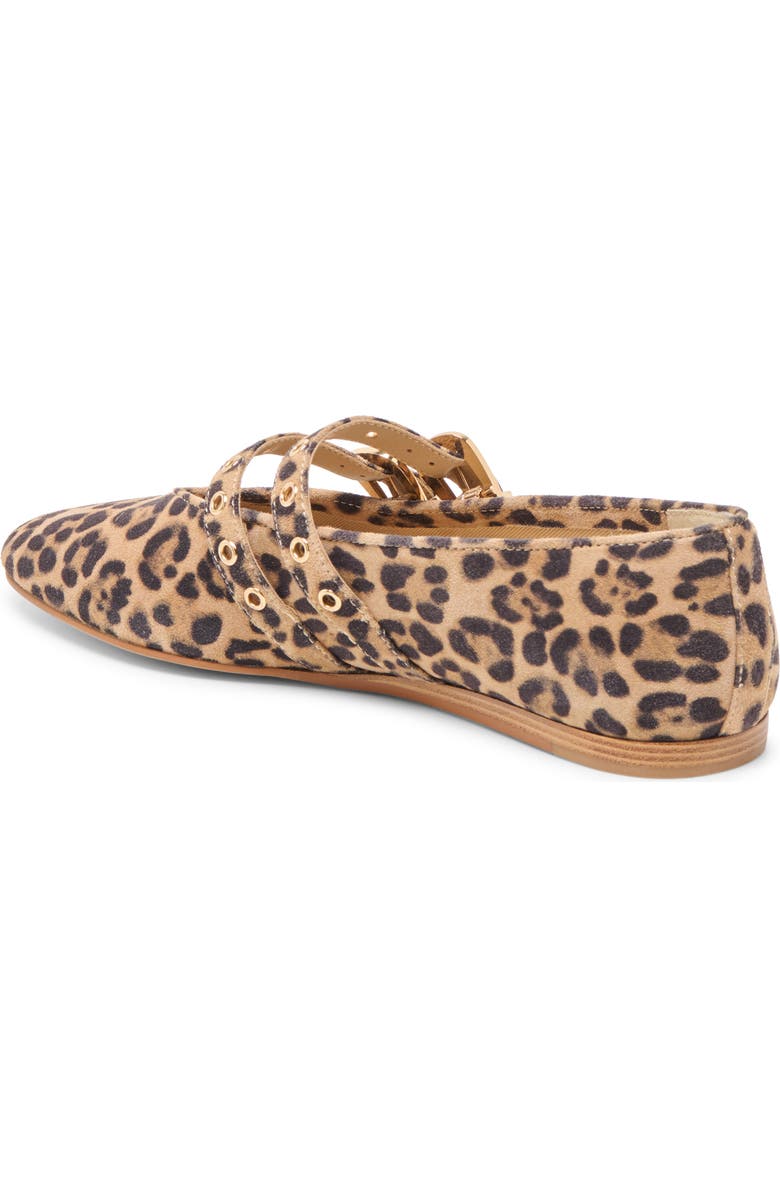 Dolce Vita Baylee Grommet Mary Jane Flat, Alternate, color, Dark Leopard