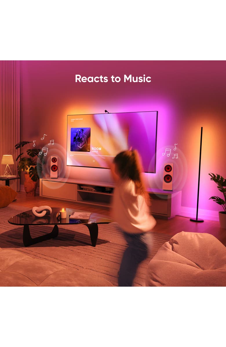 Nanoleaf Smart Multicolor Floor Lamp, Alternate, color, Multicolor