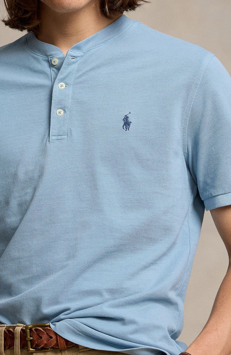 Polo Ralph Lauren Featherweight Cotton Piqué Henley, Alternate, color,