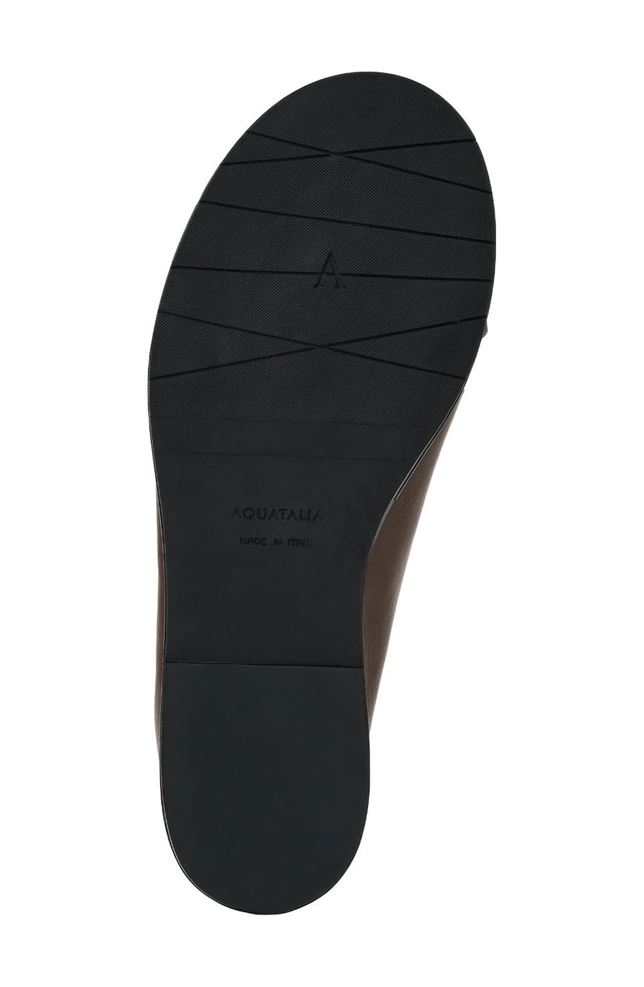 Aquatalia Potenza Waterproof Leather Slide Sandal, Alternate, color, 