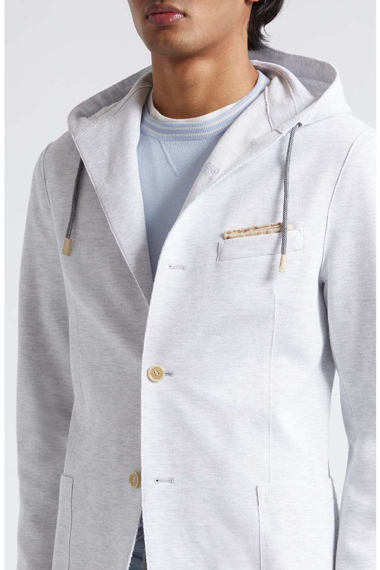 Hooded Knit Jacket, Alternate, color, GRAY