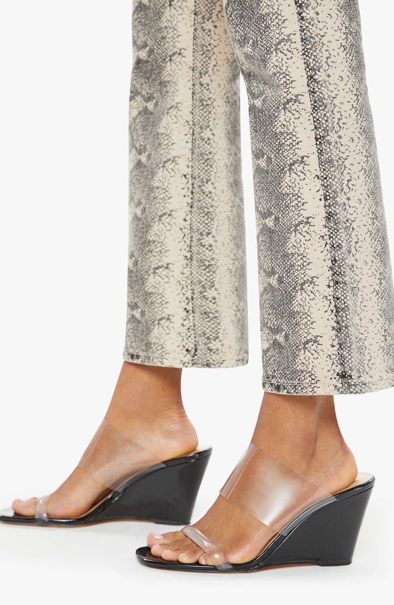 MOTHER The Hustler Flood Ankle Wide Leg Jeans, Alternate, color, Boa Babe