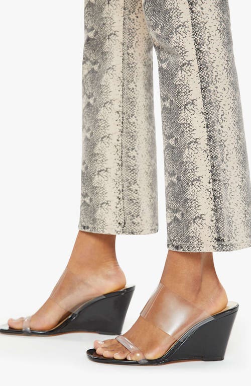 Mother The Hustler Flood Ankle Wide Leg Jeans