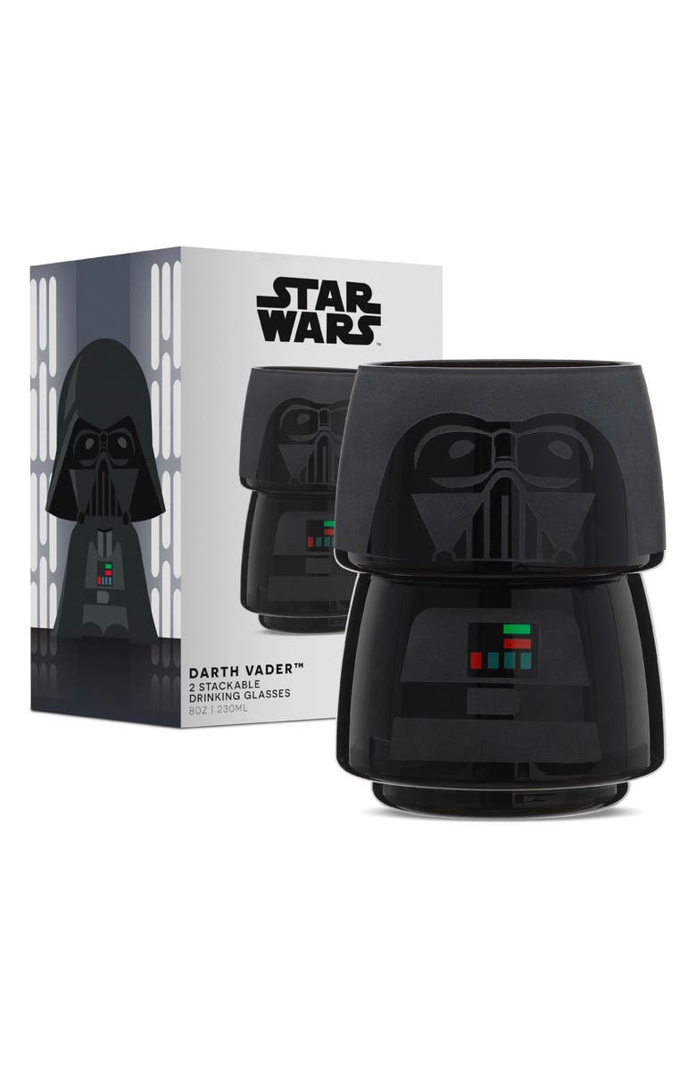 JoyJolt x Star Wars<sup>™</sup> Darth Vader<sup>™</sup> Set of 2 Stacking Mugs, Alternate, color, Darth Vader