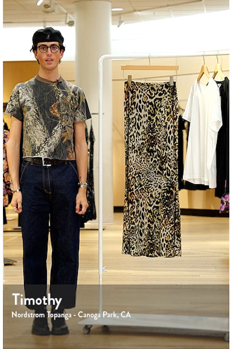 Tegan Print Maxi Skirt video