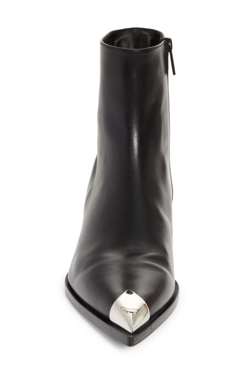 Christian Louboutin Mr Clawiss Spike Pointy Cap Toe Boot In Black