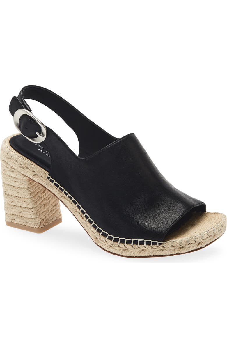 rag & bone Gigi Slingback Platform Espadrille Sandal, Main, color,