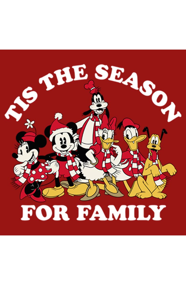 Mickey & Friends Women's Mickey & Friends Christmas Gingerbread Cookies Collage  Graphic T-Shirt, Alternate, color, Wreath