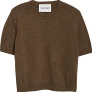 NACKIYÈ Short Sleeve Cashmere Sweater
