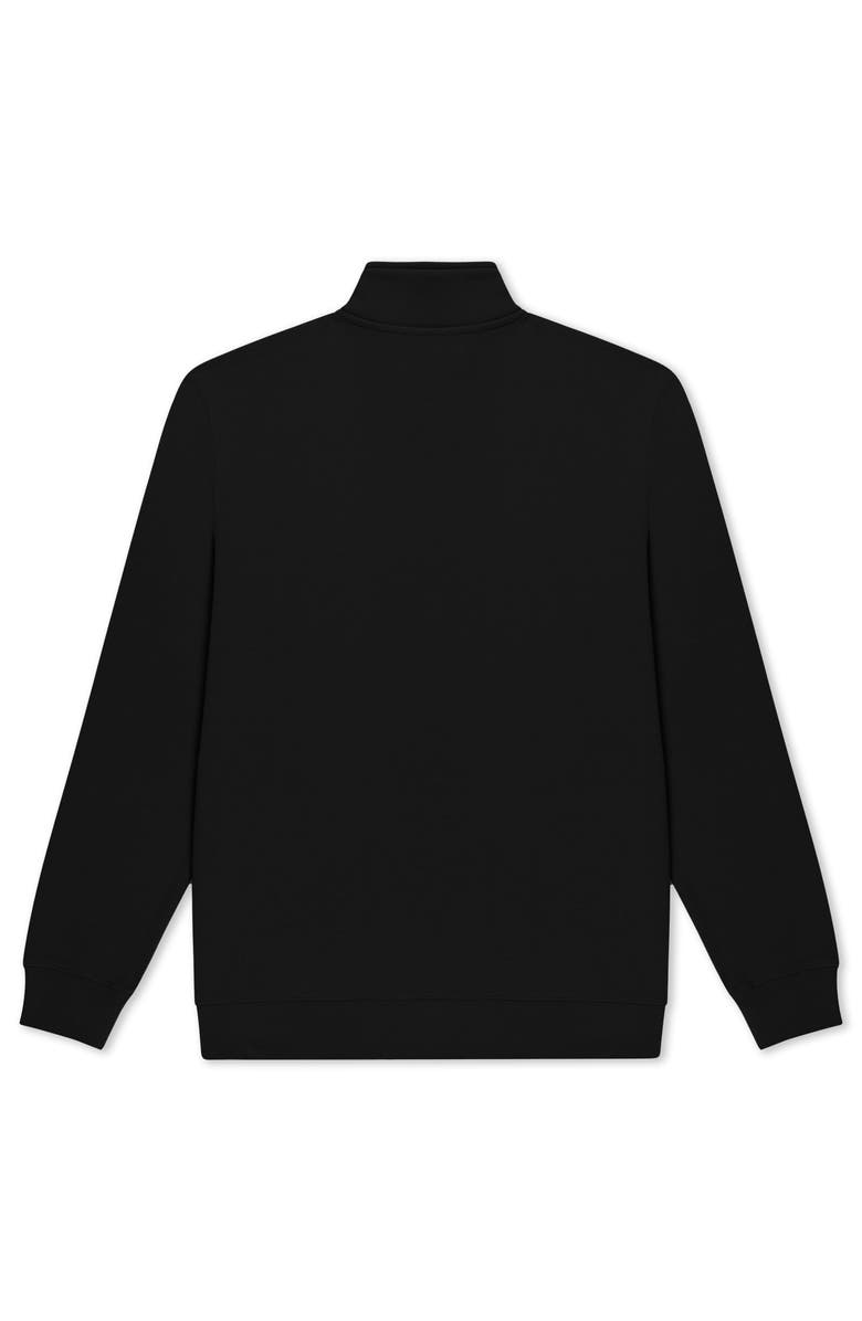 Dalix Mens Ghost Quarter Zip Pullover, Alternate, color, Black