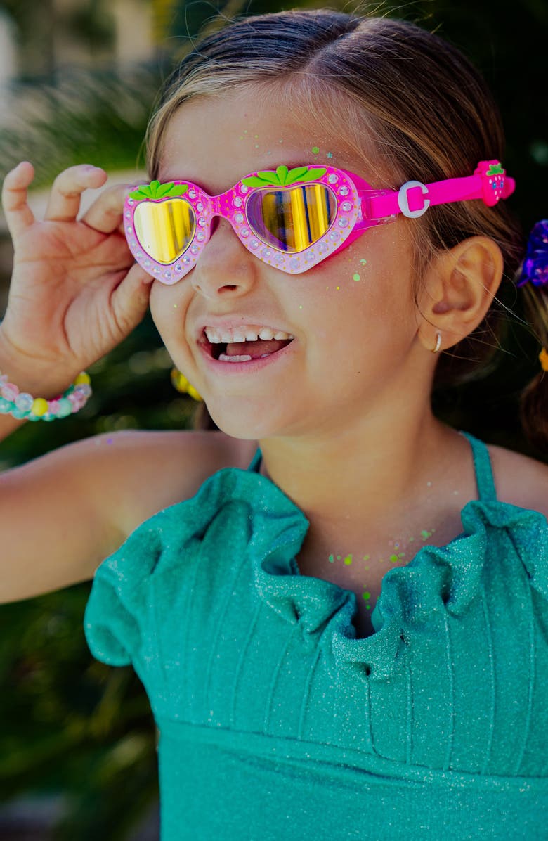 Bling2o Kids' Strawberry Swim Goggles, Alternate, color,