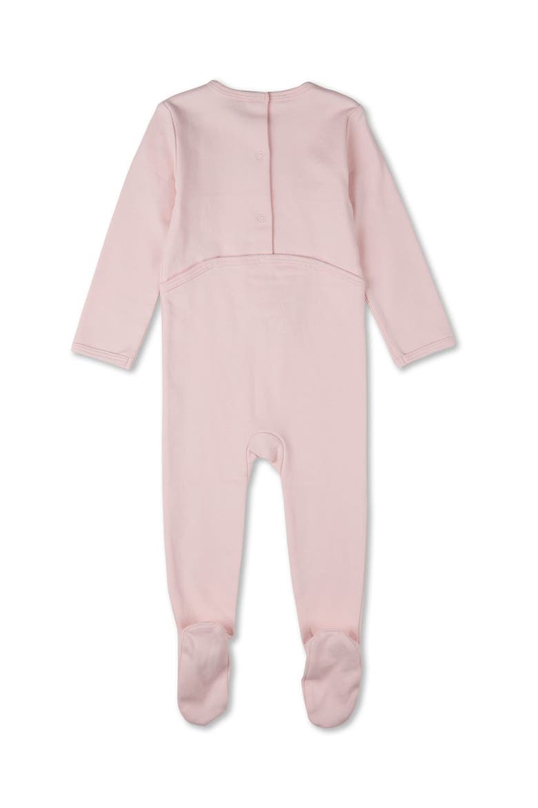 Baby Merry Skyline Footie, Alternate, color, Barely Pink