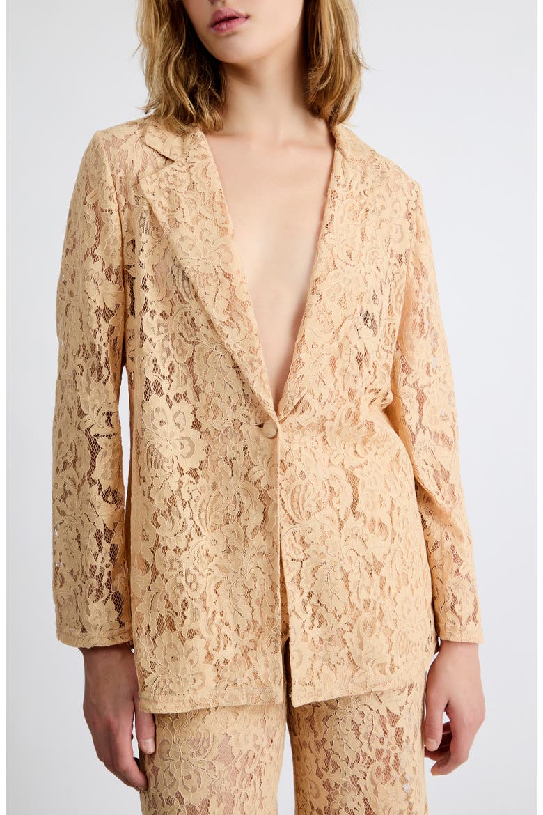 Andrey Lace Blazer, Main, color, TAN