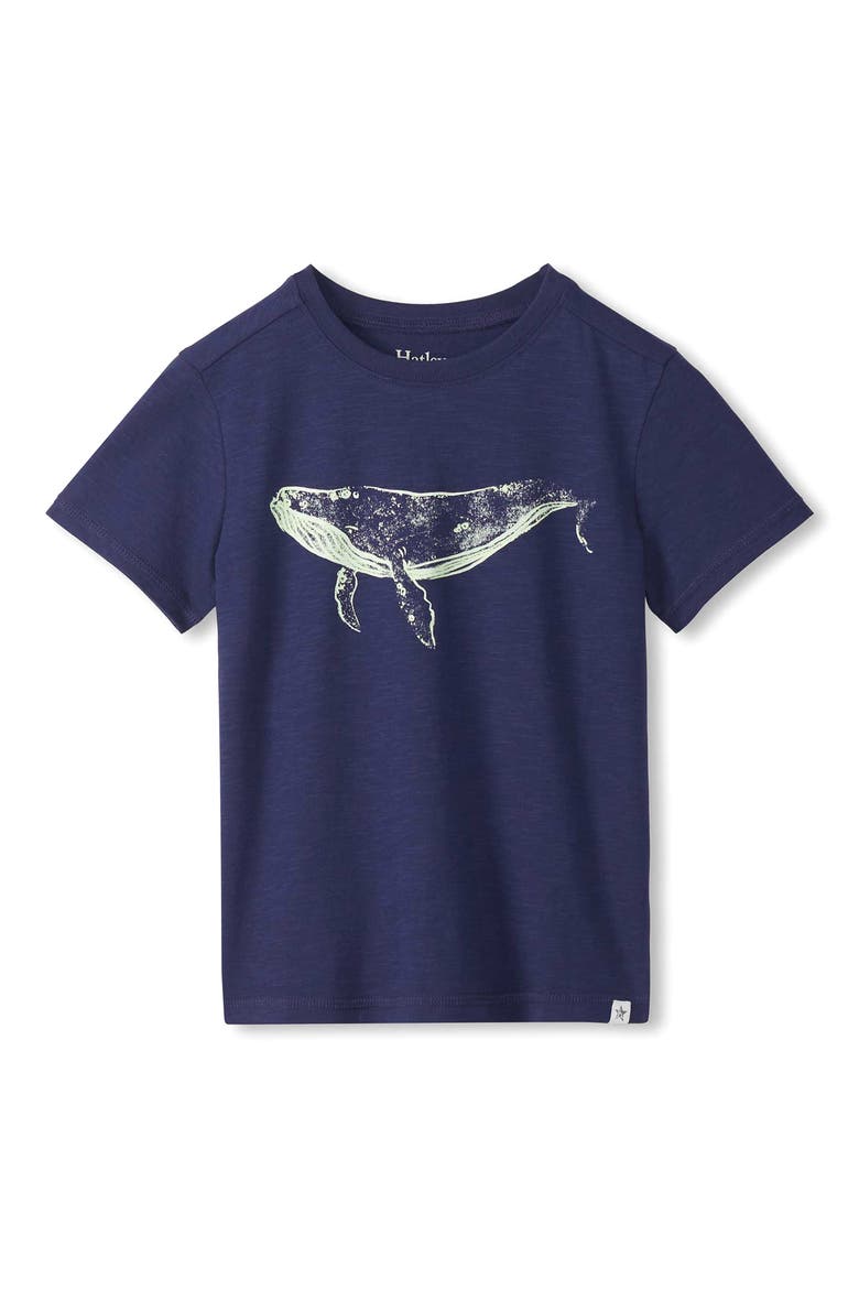 Kids' Whale Cotton Graphic T-Shirt, Main, color, BLUE