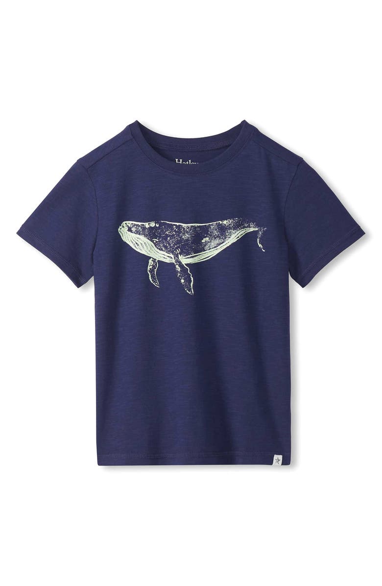 Hatley Kids' Whale Cotton Graphic T-Shirt, Main, color,