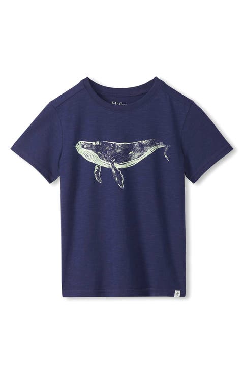 Kids' Whale Cotton Graphic T-Shirt (Little Kid & Big Kid)