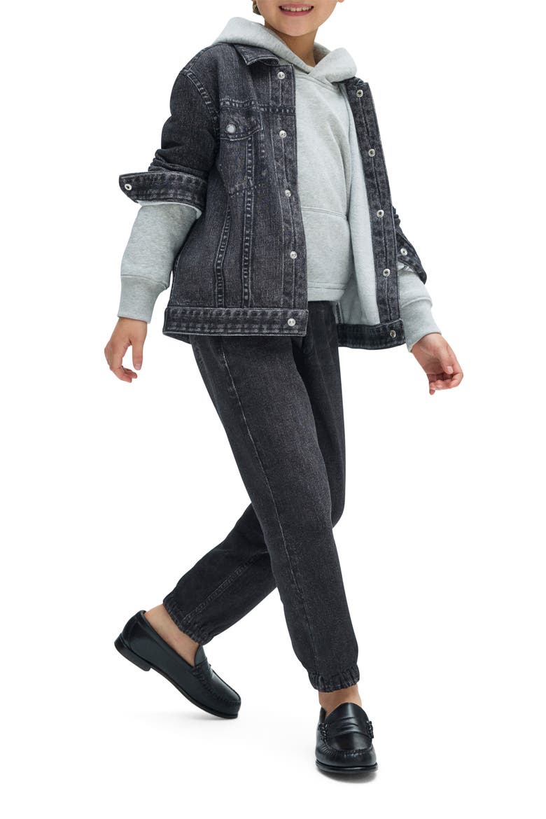 Kids' Mini Miramar Trucker Jacket, Alternate, color, FABLK