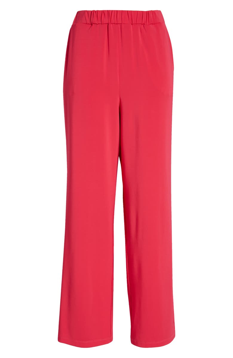 Max Mara Leisure Straight Leg Jersey Trousers, Alternate, color, 