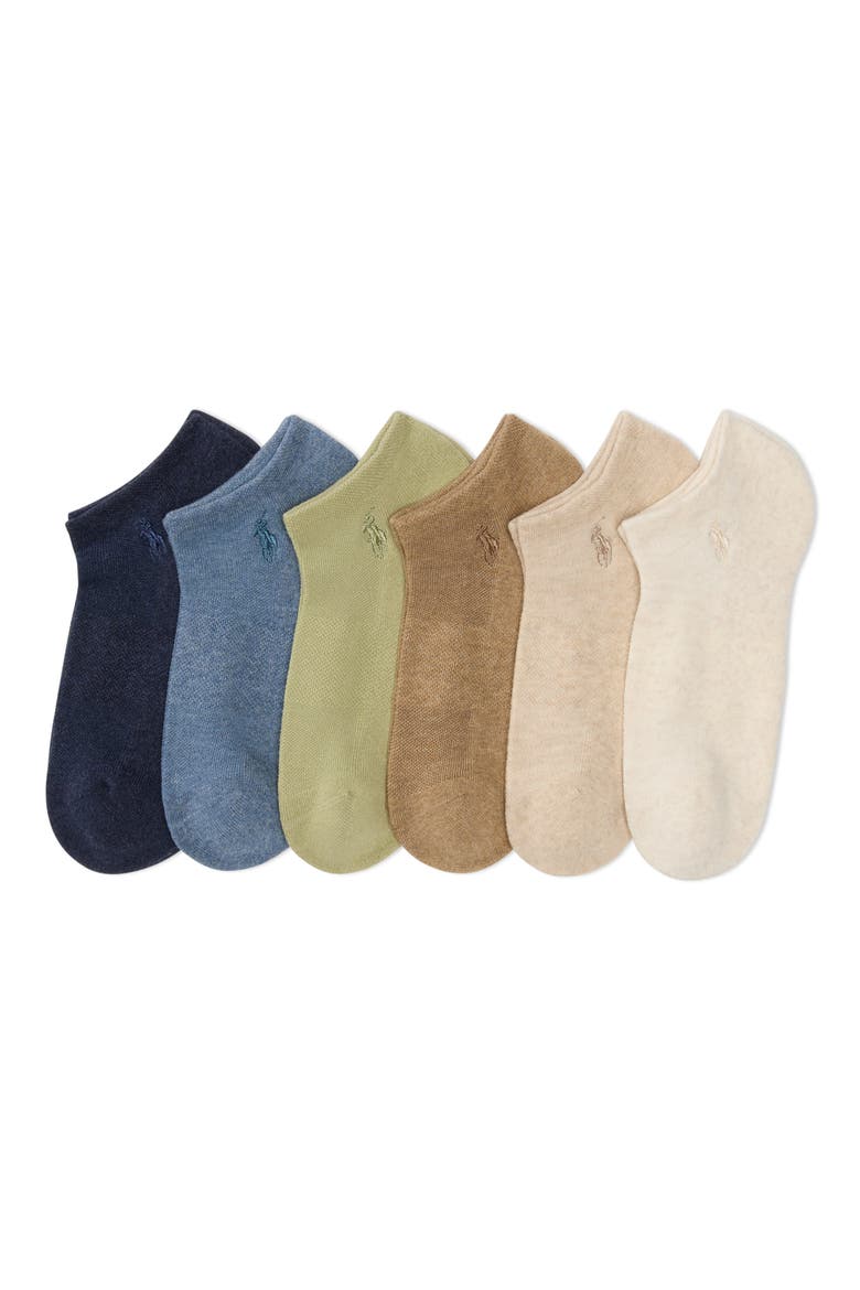Assorted 6-Pack Cushioned Cotton Blend Ankle Socks, Main, color, OTHAS