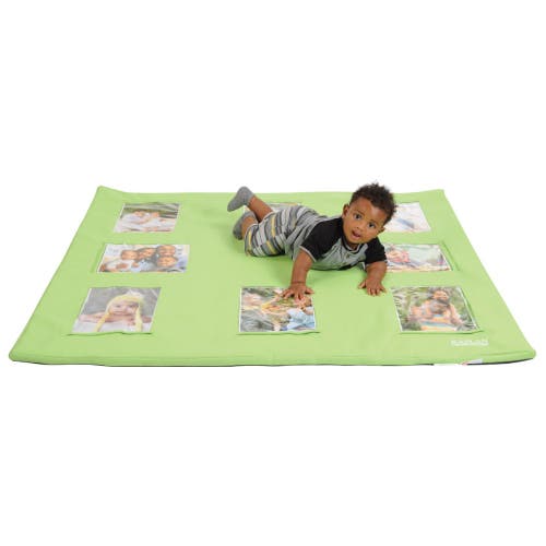 Kaplan Early Learning Company Infant Photo Mat In Green
