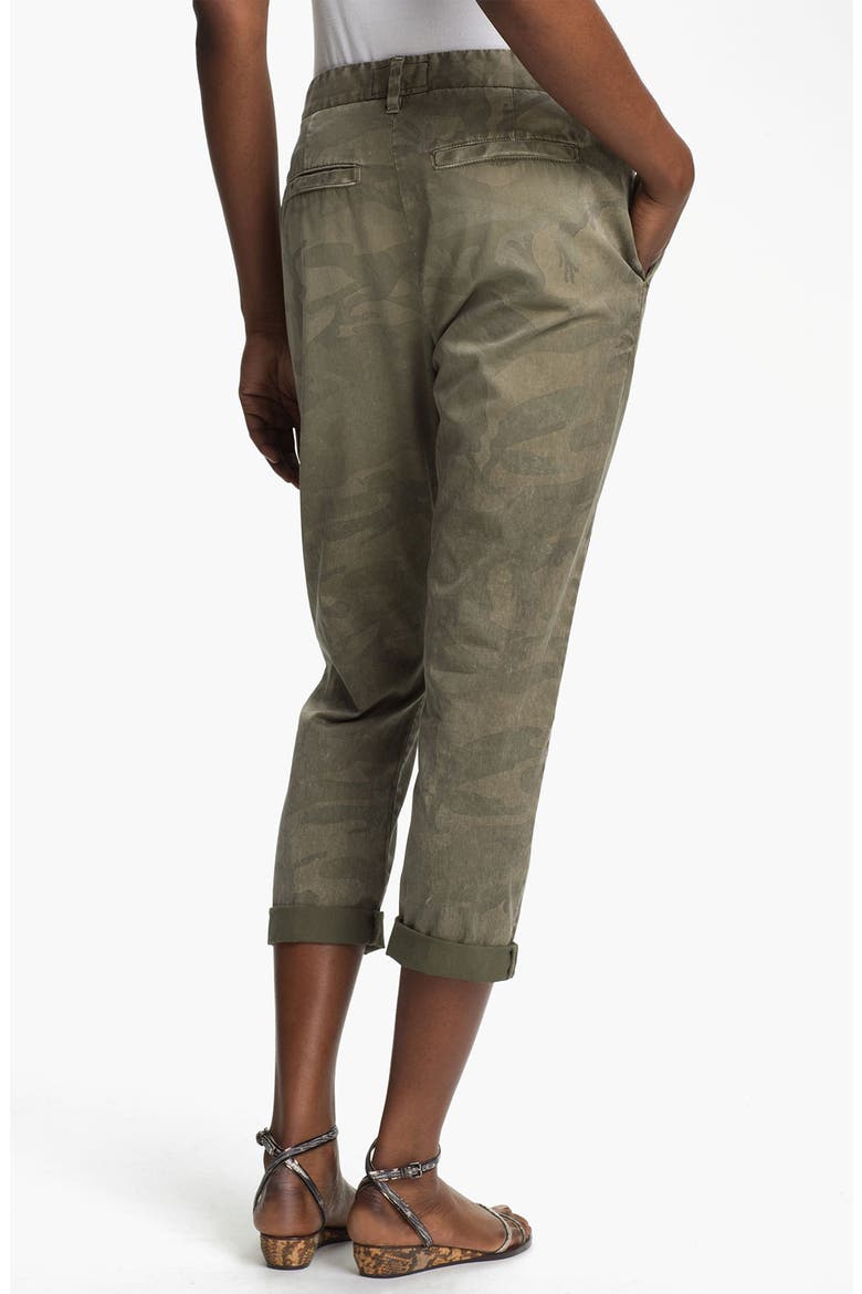 'The Buddy' Print Twill Trousers, Alternate, color, ARMY CAMO
