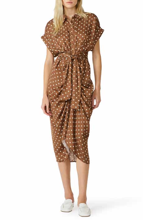 Tori Polka Dot Shirtdress