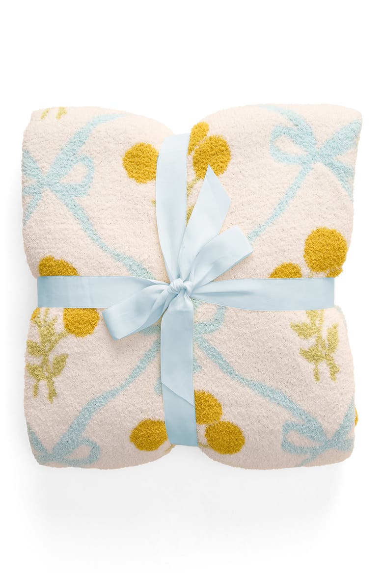 Cozy Dreams Luxe Blanket, Main, color, MARIGOLD LN BLUE