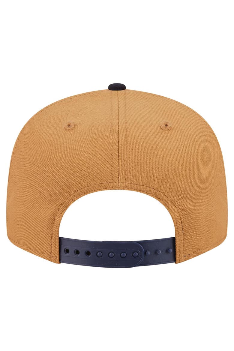 Men's New Era Khaki/Navy New York Yankees Ice Cream 9FIFTY Snapback Hat, Alternate, color, Khaki
