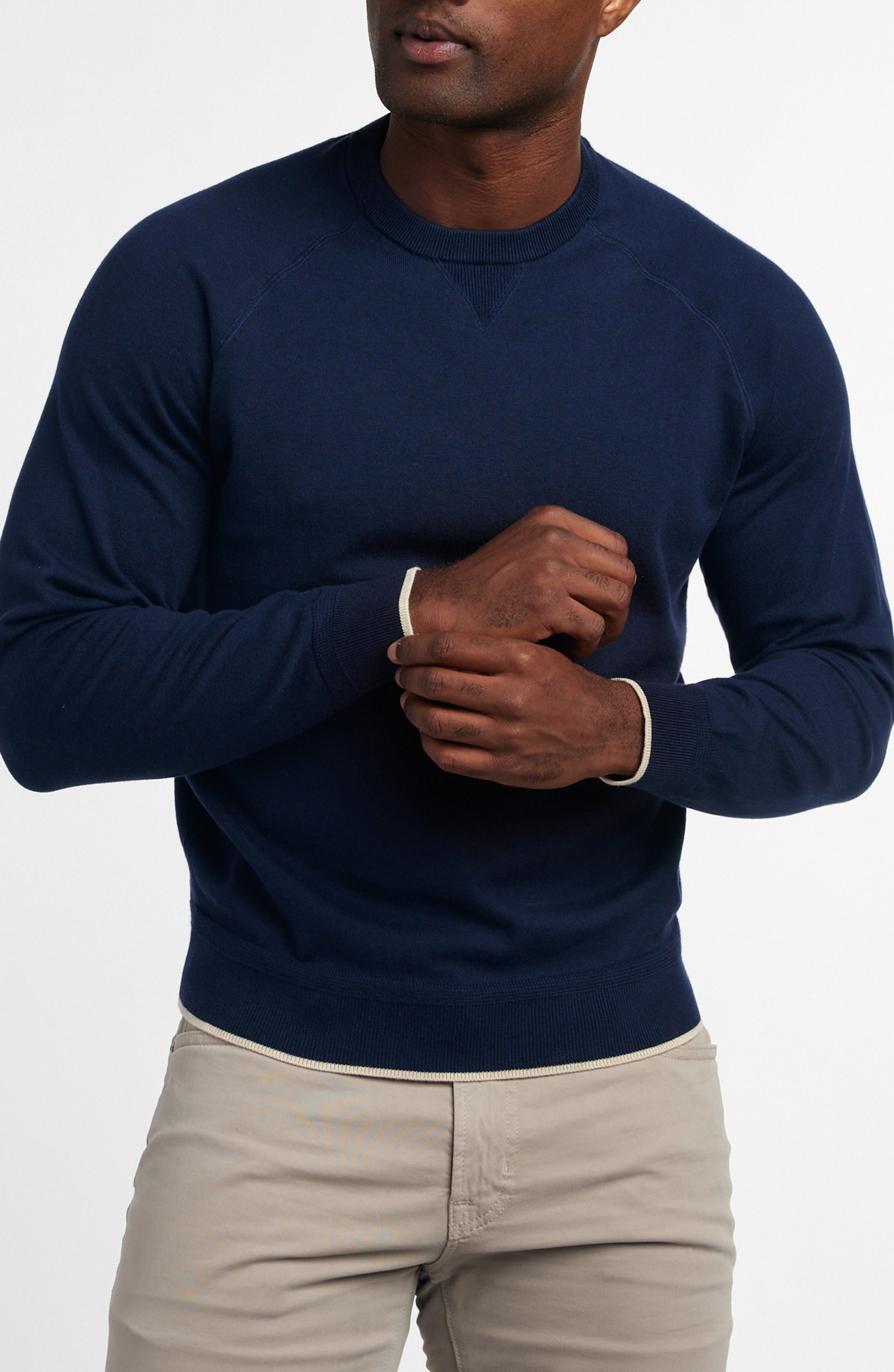 South Point Cotton & Silk Blend Crew Sweater - image 3