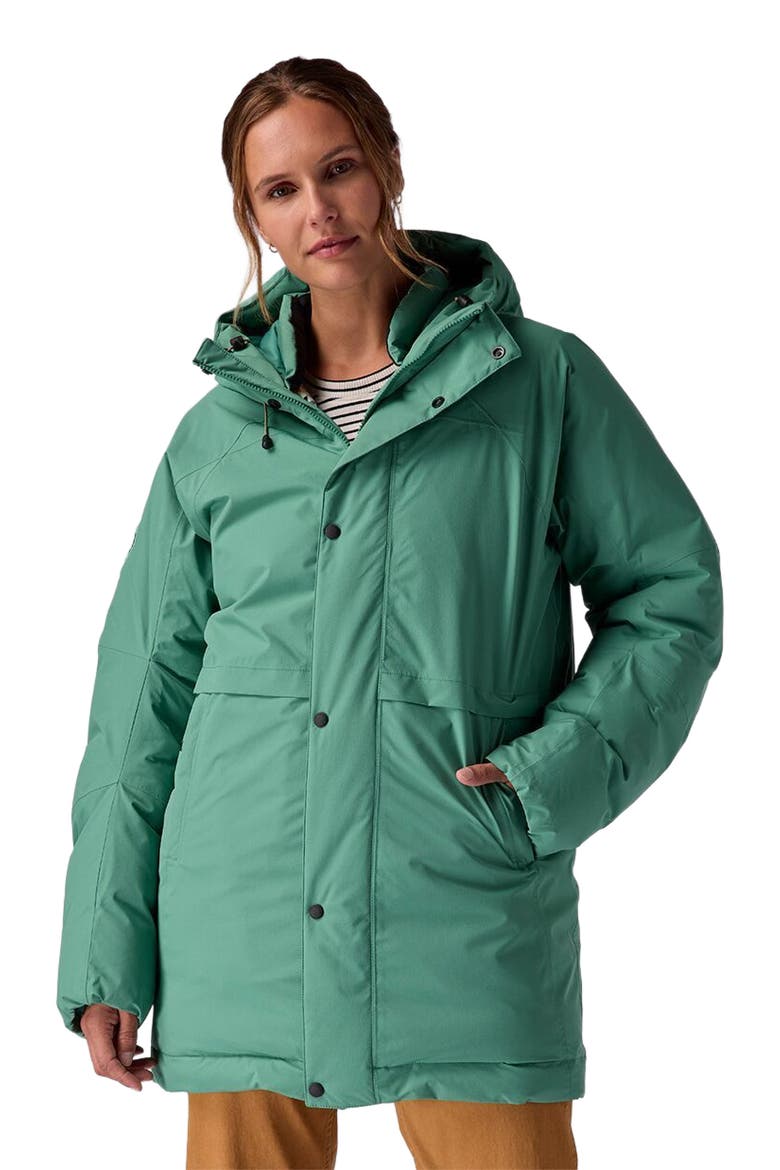 Allied Down Apres Parka - Women's, Main, color, Gearhead Green