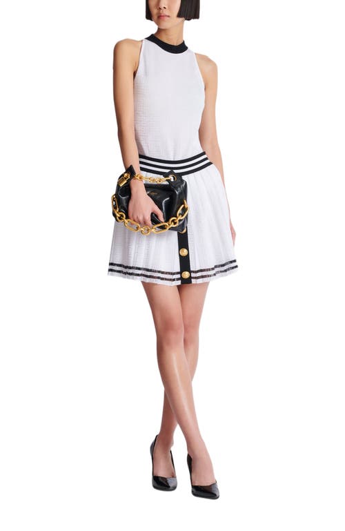 Balmain Monogram Sleeveless Bodysuit