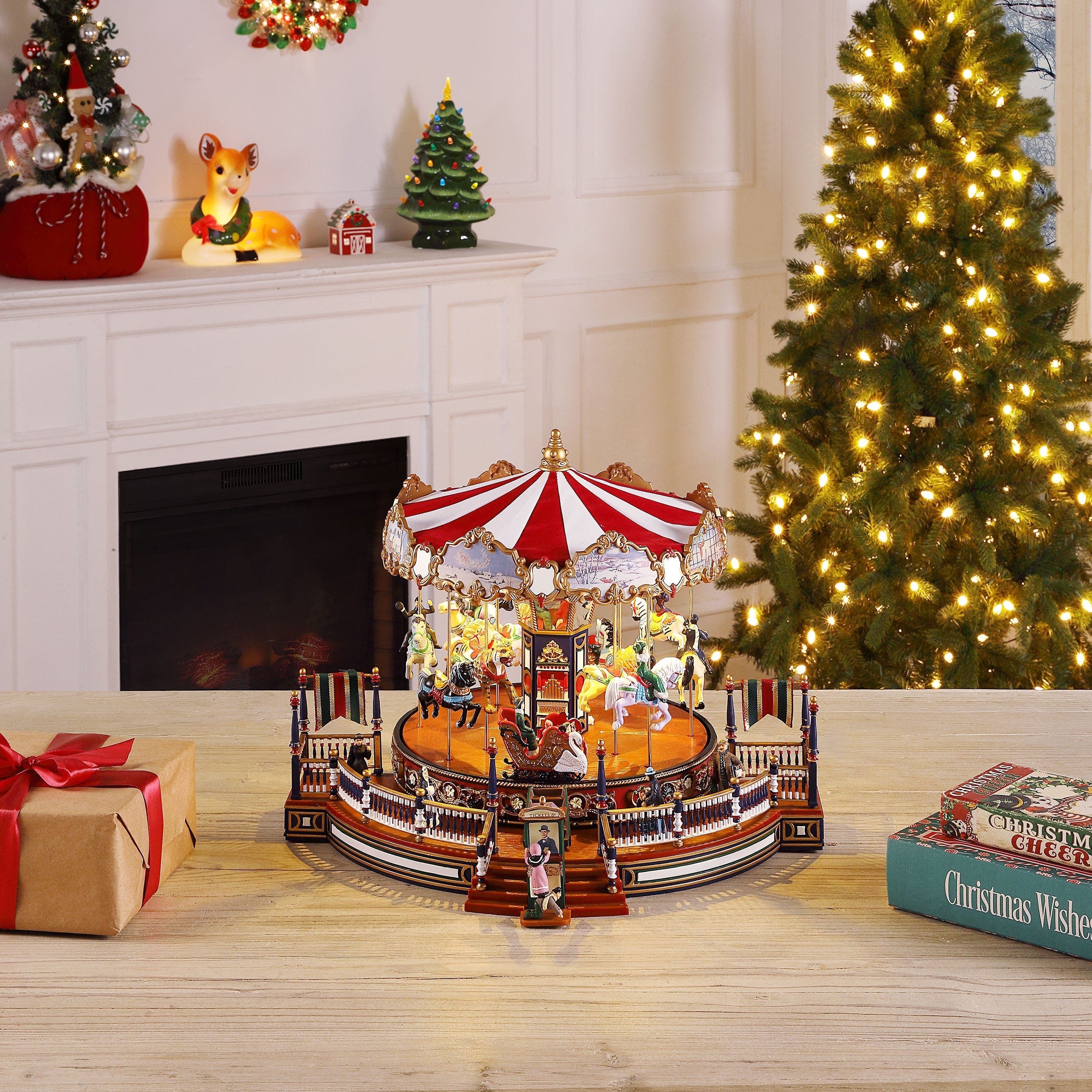 Mr. Christmas 16 in. Holiday Around The Carousel | Nordstrom