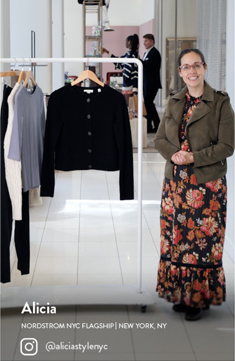 Crewneck Wool & Cashmere Cardigan, sales video thumbnail