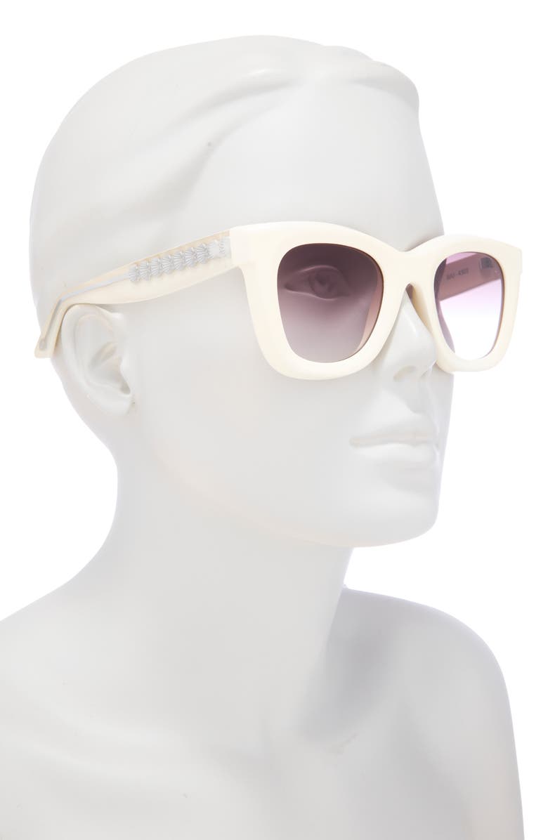 Cult Gaia Juli 52mm Square Sunglasses, Alternate, color, 